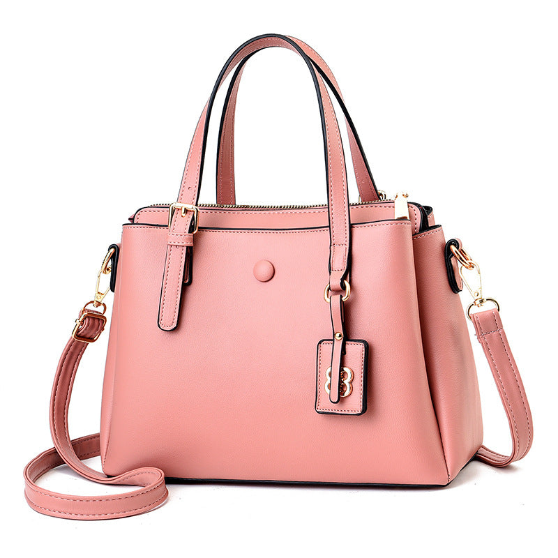 Women's bag 2026 winter new arrival: minimalist solid color, large capacity, premium feel, handbag/crossbody bag - dropshipping available