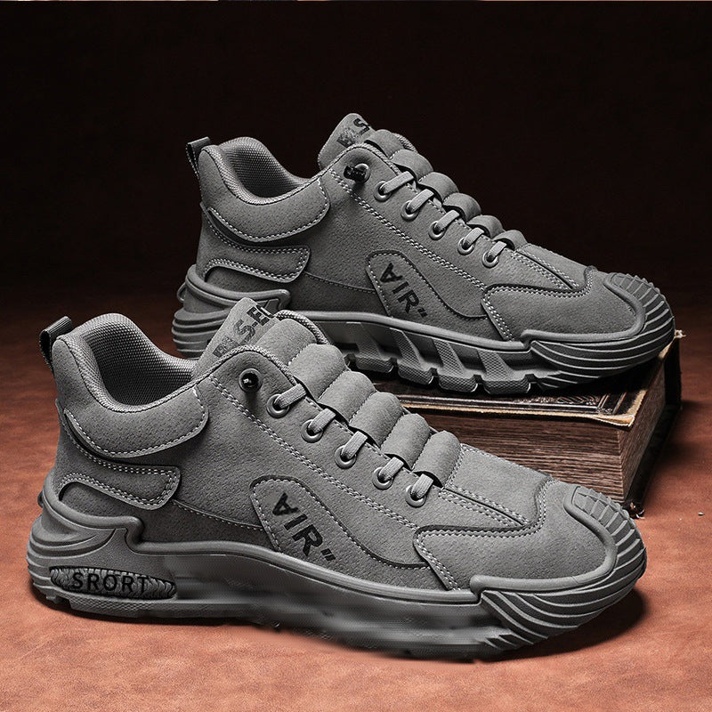 Slip-on men's shoes breathable casual shoes trendy minimalist men's sneakers non-slip soft sole work safety shoes wholesale