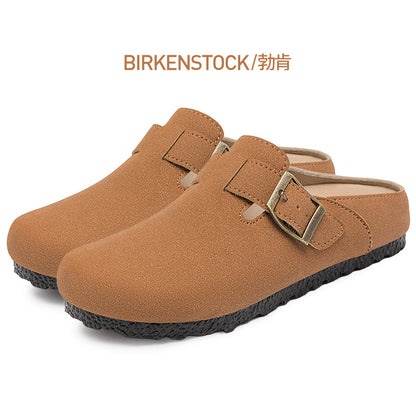 Women's summer new birkenstock shoes breathable slippers soft sole comfortable sandals fashionable versatile casual shoes trendy single shoes