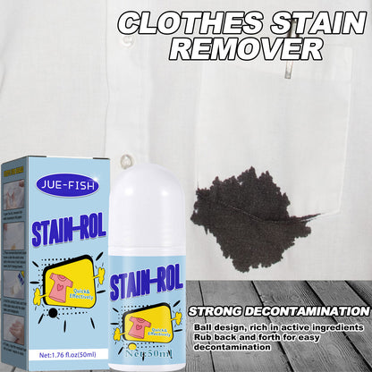 JUE FISH Portable No-Wash Clothes Ball White Clothes Stain Remover Oil Stains Coffee Stains Makeup Stains
