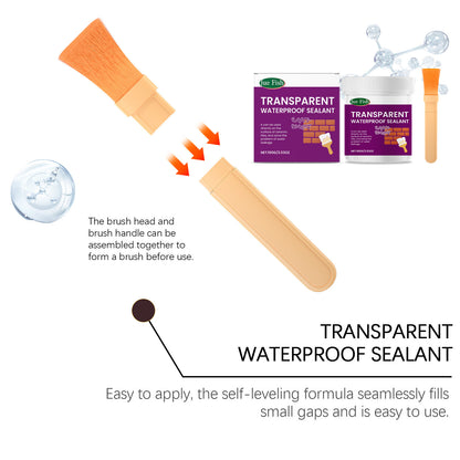 JUE FISH transparent waterproof sealant, anti-leakage and plugging of bathroom and kitchen roof, and anti-smashing brick leak repair agent