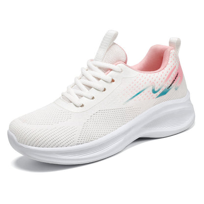Women's shoes 2026 new spring collection: cross-border running shoes, factory direct, soft sole, comfortable, breathable athletic sneakers for women