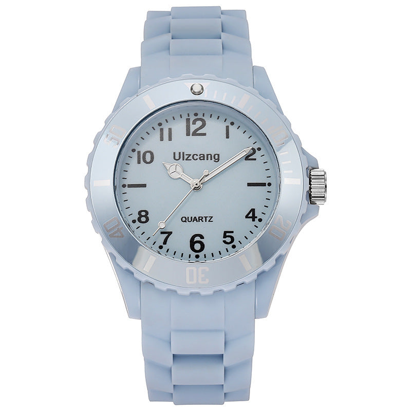 New wish hot-selling fresh sport silicone fashion racing business quartz couple watch wholesale