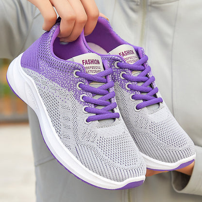 Women's spring collection: breathable athletic sneakers, lightweight & comfortable flats, flyknit slip-ons, versatile & stylish mesh shoes