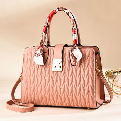 2026 winter new arrivals: trendy, fashionable, fresh, and sweet women's embossed shoulder, crossbody, and tote bag - dropshipping available
