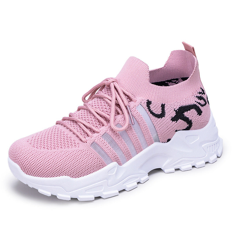 Women's shoes: versatile spring styles, plus sizes available. breathable mesh sneakers, retro chunky sole, korean style casual shoes for export