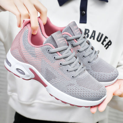 Women's shoes, sneakers, spring collection, plus size, soft sole, cushioned running shoes, mesh breathable casual flats, dropshipping available