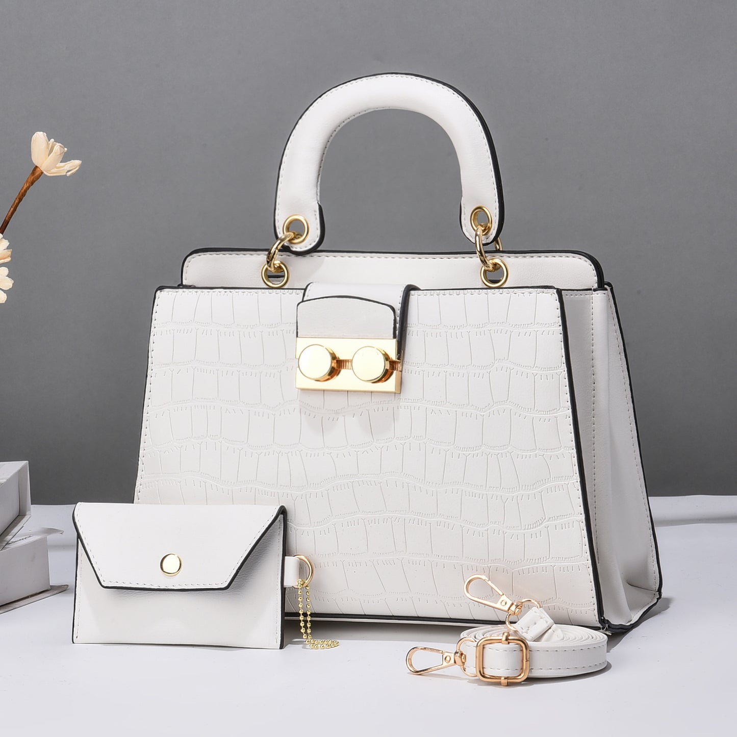 New women's handbags 2024: stylish shoulder bag, fashionable embossed mother-daughter bag, crossbody, shoulder bag, and tote bag - dropshipping available