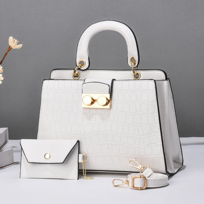 New women's handbags 2024: stylish shoulder bag, fashionable embossed mother-daughter bag, crossbody, shoulder bag, and tote bag - dropshipping available