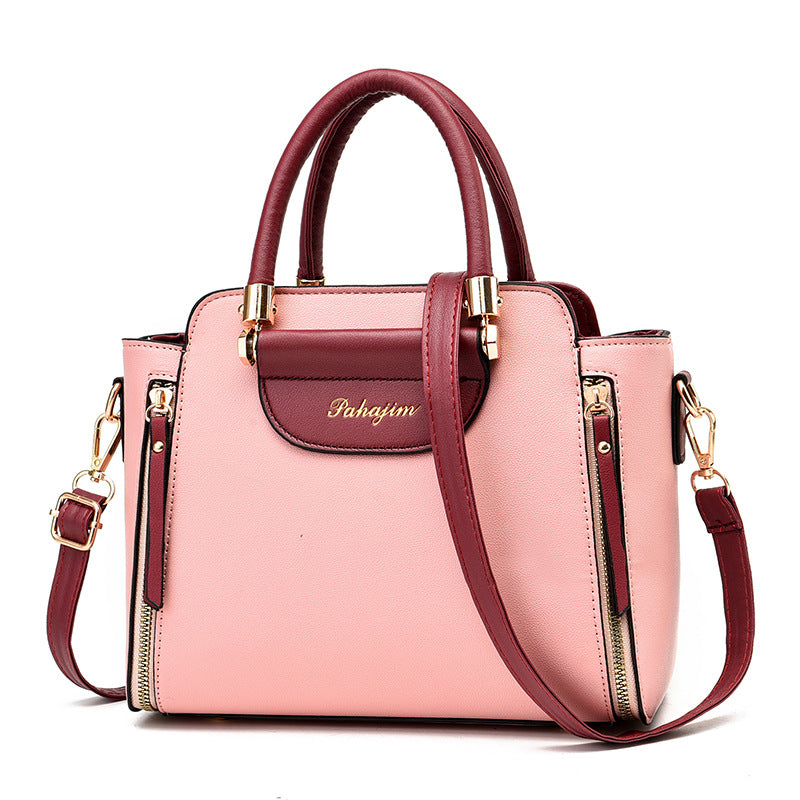 2024 winter new arrival: trendy korean-style color block women's shoulder bag, crossbody, and handbag - wholesale