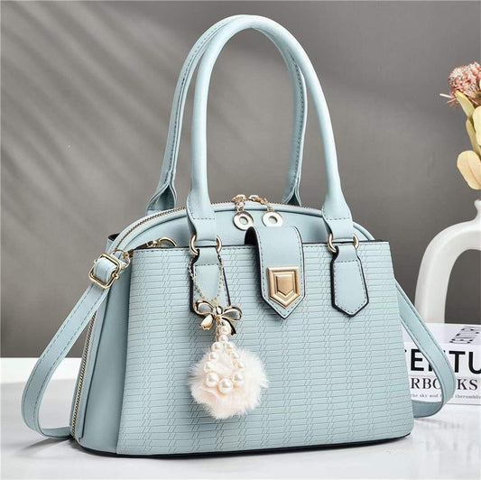 Fashion embossed women's bag 2026 casual large capacity satchel bag k-style high-end new shoulder crossbody bag wholesale