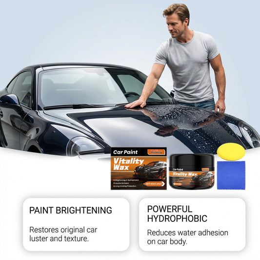 RAYHONG car paint care set, daily mild and does not hurt the car paint, long-lasting protection, brightening hydrophobic wax