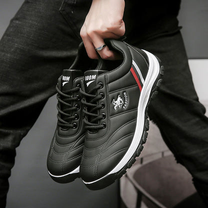 Men's sneakers 2025 new autumn/winter korean style trendy dad shoes low-top chunky sole white shoes soft sole casual shoes for men