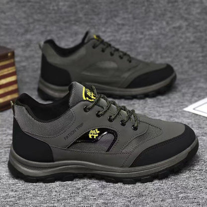 Men's outdoor hiking shoes - trendy dad sneakers, soft sole, anti-slip, wear-resistant trekking shoes - cross-border wholesale