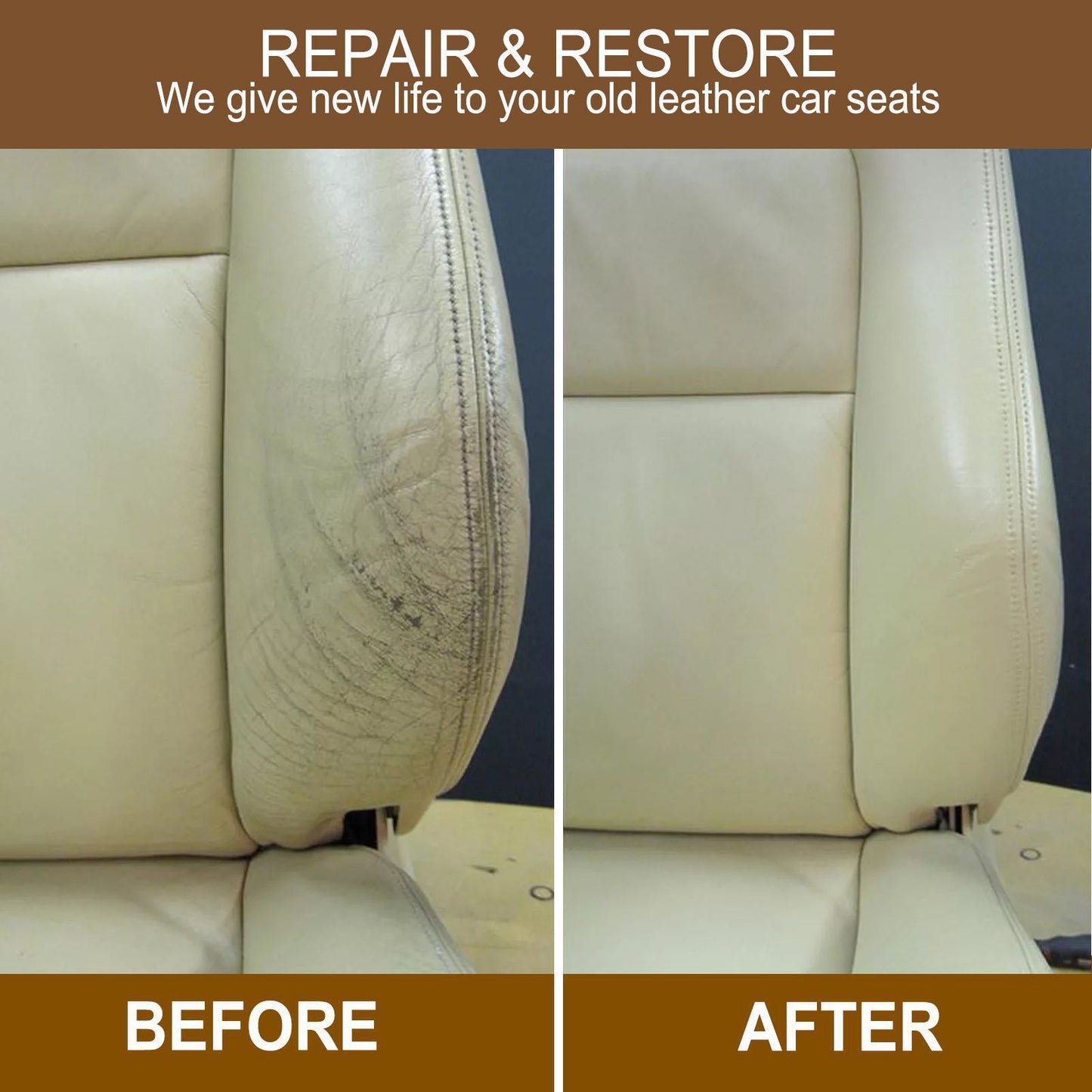 Jaysuing Leather Complementary Color Cream, Leather Coat Leather Shoe Stain Car Leather Seat Leather Renovation Complementary Color