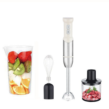 Cross-border blender - home kitchen food processor, juicer, stainless steel blade, multifunctional handheld food stick