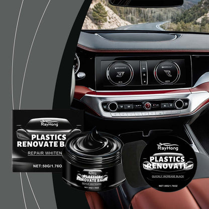 RAYHONG automotive plastic parts refurbishment paste, automotive multi-functional parts leather stain removal polishing maintenance