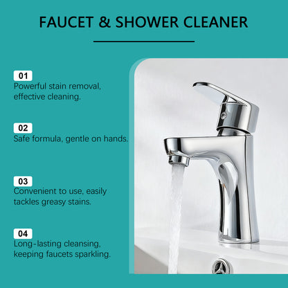JAKEHOE faucet cleaner, daily kitchen faucet clean, descaling and shiny portable cleaner