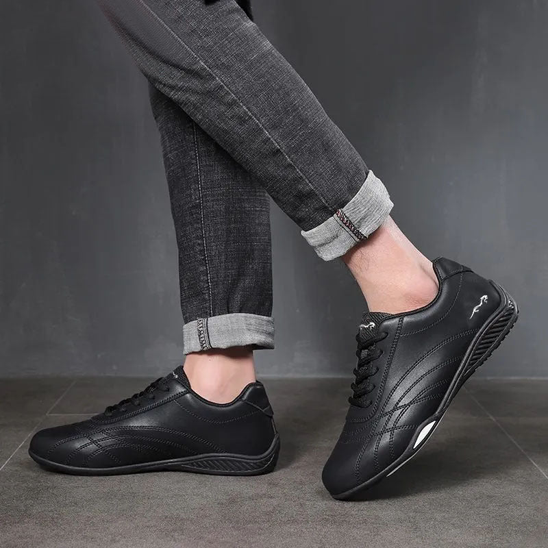 Men's new travel shoes soft sole leather trendy casual shoes fashionable lightweight men's sneakers cross-border wholesale