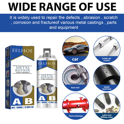 EELHOE foundry AB glue, metal casting hole filling crack high temperature welding waterproof coating casting glue