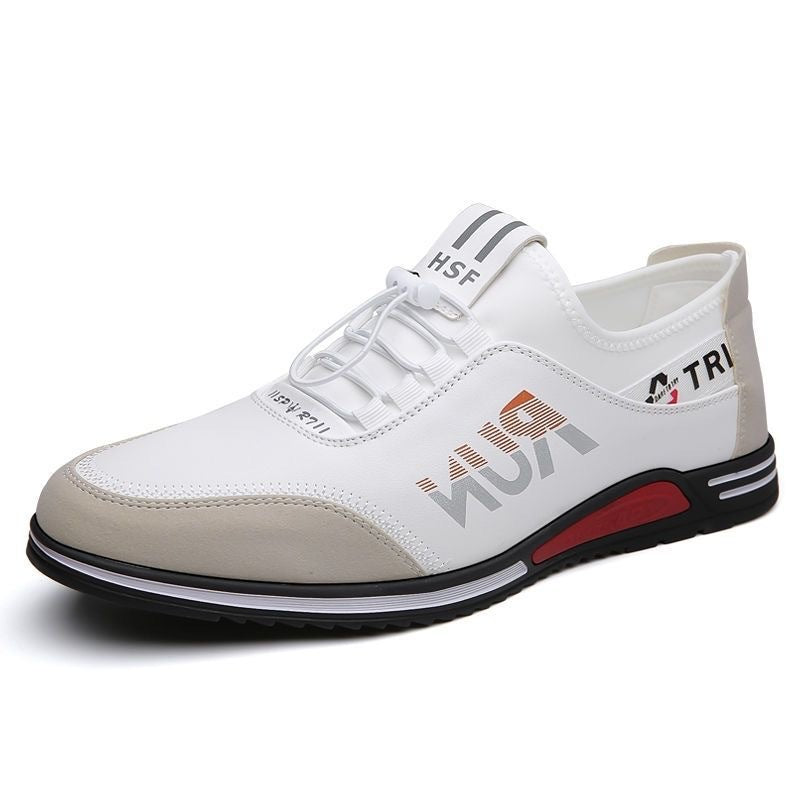 Men's flat shoes - summer lightweight slip-on casual shoes, anti-slip soft sole driving shoes, cross-border e-commerce
