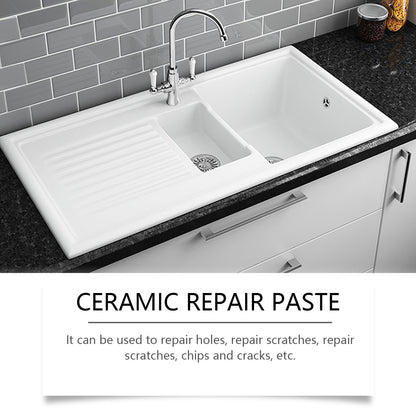 Jaysuing Tile Repair Cream AB Set, Tile Surface Cracking Gap Repair Refurbishment Leak Repair Sealant