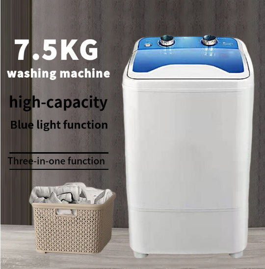 Cross-border 7.5kg large-capacity mini washing machine and shoe washing machine washing machine