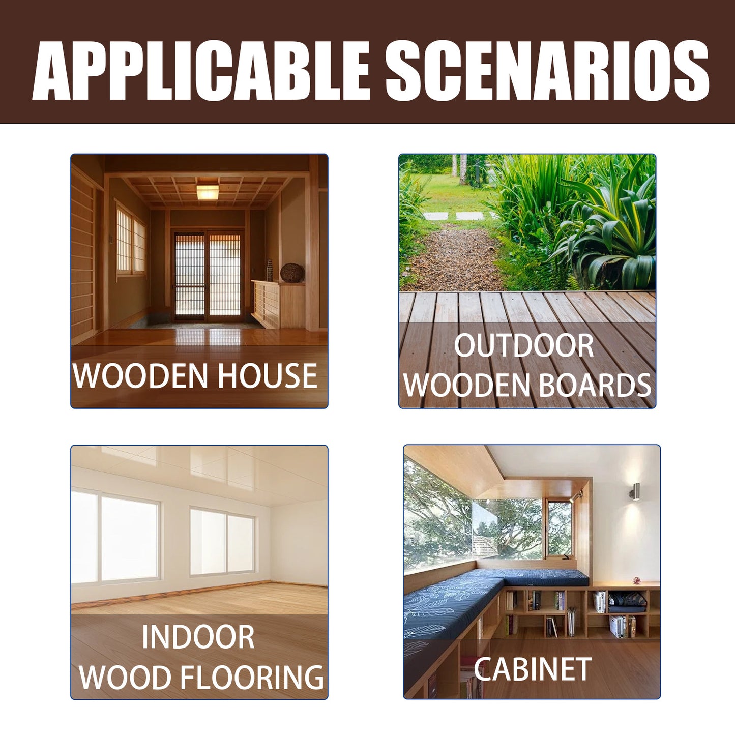 Jakehoe Wood Adhesive, Wood Furniture Flooring Tables and Chairs Crack Repair Wood Multifunctional Glue