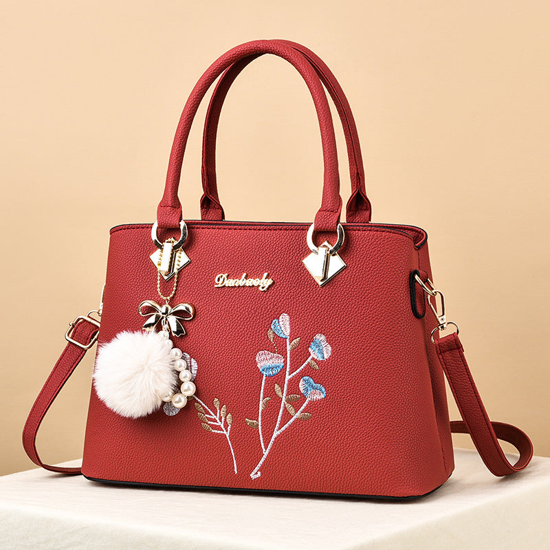 2026 winter new arrival: trendy and stylish plush charm decorative women's shoulder, crossbody, and tote bag - dropshipping available