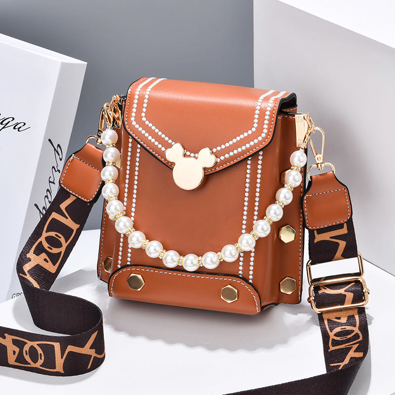 Women's bag 2024 winter new arrival: trendy and stylish double-strap phone bag, shoulder bag, crossbody bag, and handbag - dropshipping available
