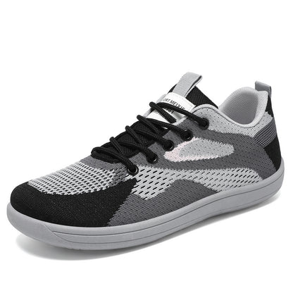 Women's spring cross-border shoes: lightweight flyknit casual shoes - comfortable, non-squeezing, wide-fit, and wide-toe design for easy walking