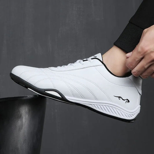 Men's new travel shoes soft sole leather trendy casual shoes fashionable lightweight men's sneakers cross-border wholesale