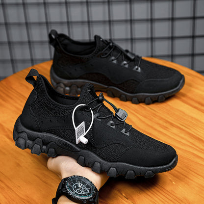Customizable new hiking shoes, low-cut round toe athletic running shoes, cross-border export, plus size casual shoes - direct from the manufacturer