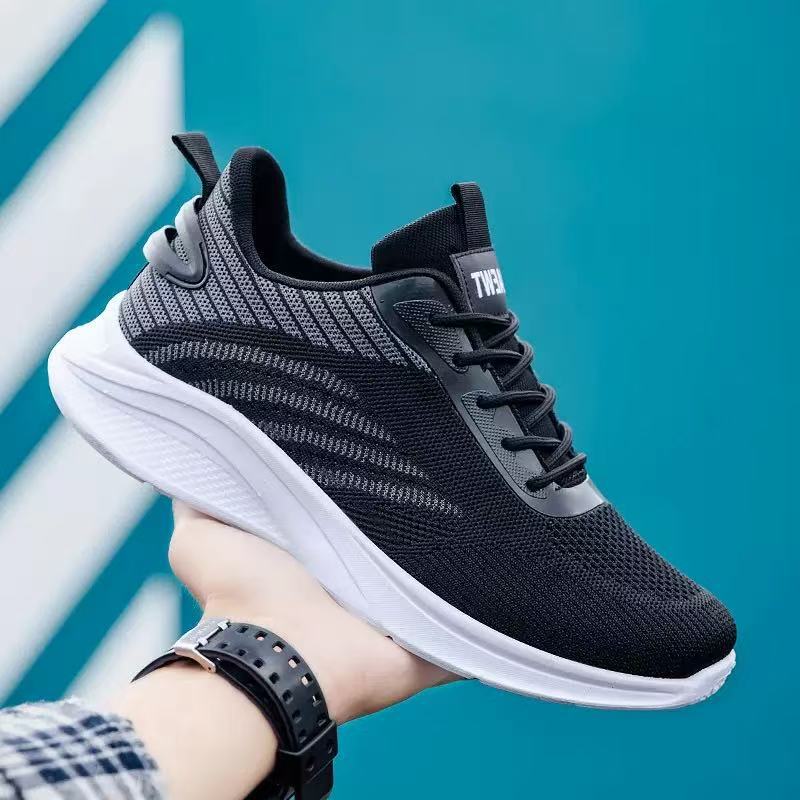 Men's shoes 2025 new korean style men's sneakers spring and autumn soft sole youth running shoes trendy men's shoes wholesale
