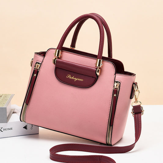 2024 winter new arrival: trendy korean-style color block women's shoulder bag, crossbody, and handbag - wholesale