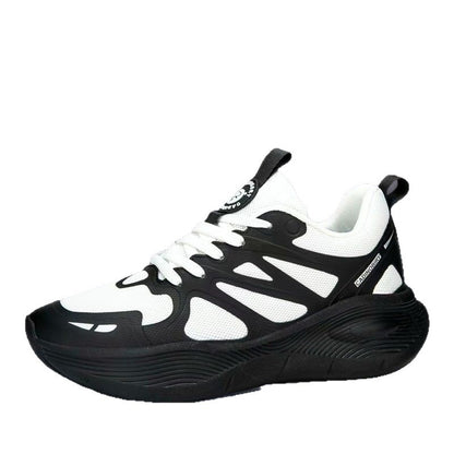 Men's korean style new 2026 mesh breathable running shoes - anti-slip, shock-absorbing, lightweight, soft sole athletic shoes - wholesale from manufacturer
