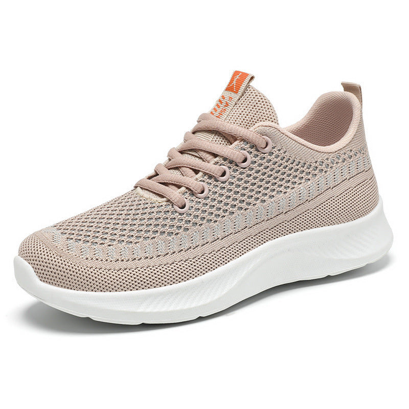 Women's versatile spring mesh breathable sneakers - comfortable casual lightweight running shoes - wholesale available