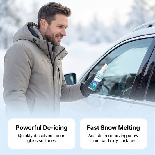 Hikmarion snow melting deicing spray, car glass deicing antifreeze, winter outdoor multi-scene application