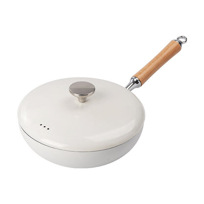 New arrival titanium series for home multifunctional soup pot multi-layer ceramic glazed frying pan high-looking titanium milk pot