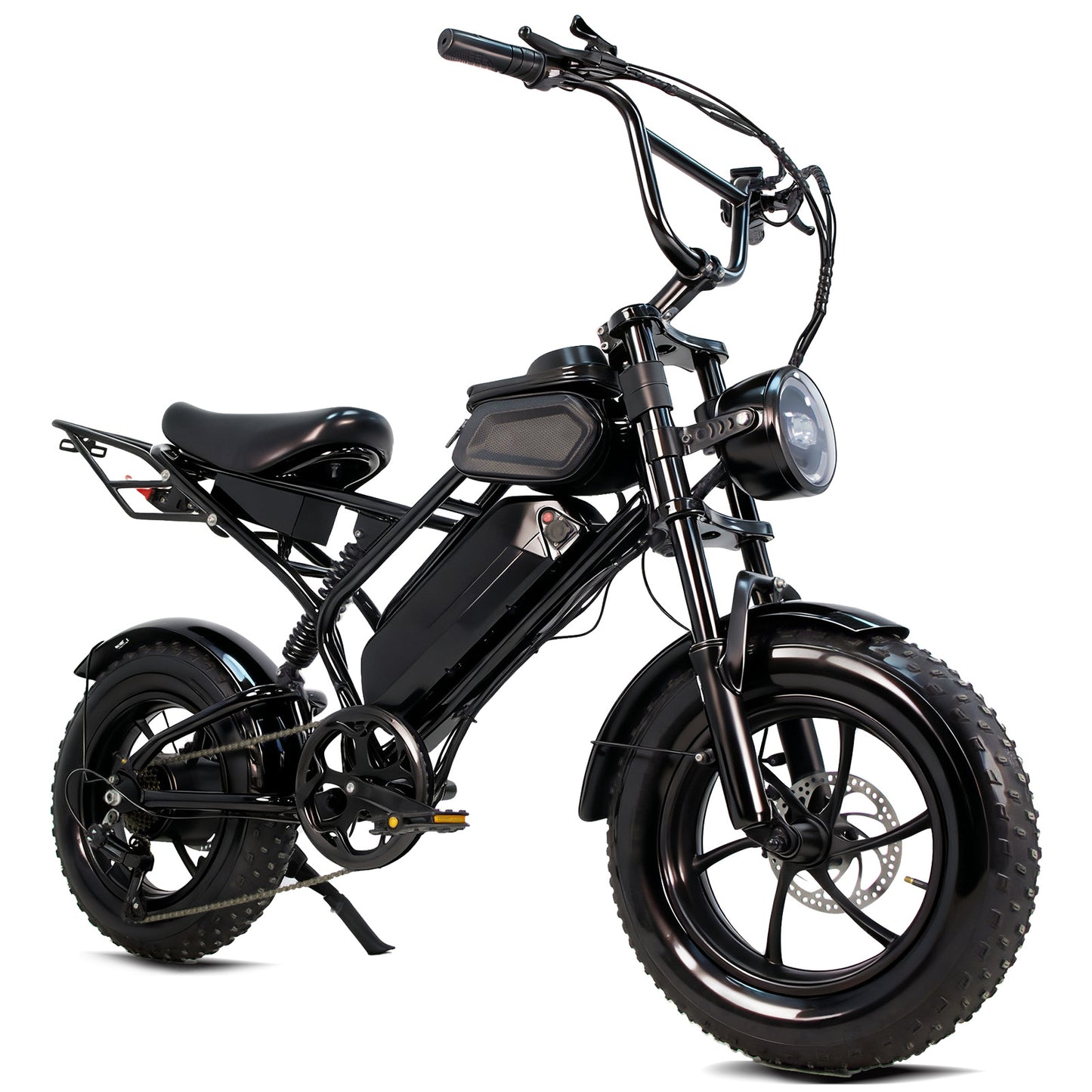 electric bicycle lithium battery long battery life single speed delivery mobile phone bag mini fat tire snow bike