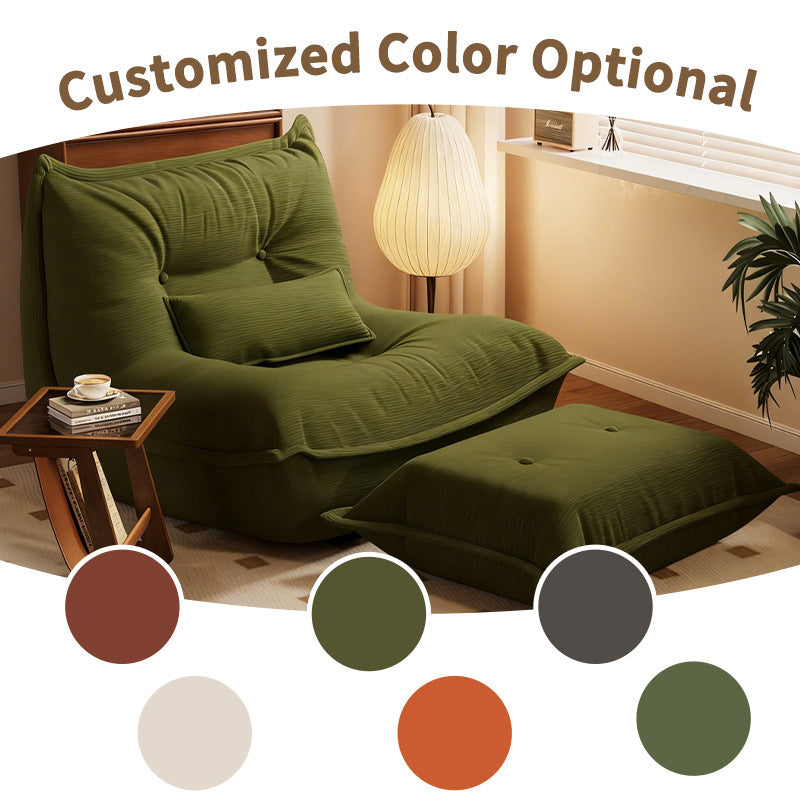 Lazy compression sofa, can lie down and sleep, dumpling sofa, single bedroom small sofa, wwo chair, human dog house backrest