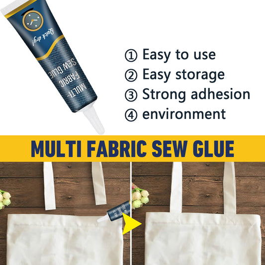 JUE-FISH Fabric sewing glue, special glue for clothes, printed pants, insoles, jeans, ripped fabric glue