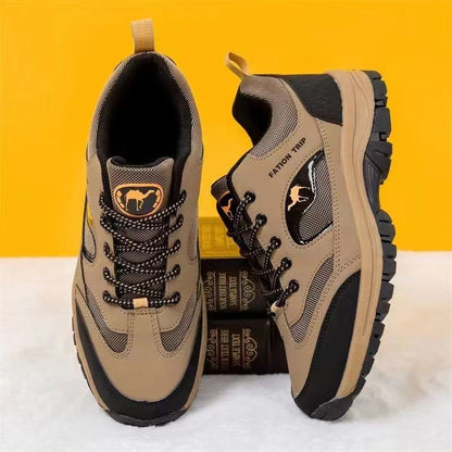Men's outdoor hiking shoes - trendy dad sneakers, soft sole, anti-slip, wear-resistant trekking shoes - cross-border wholesale