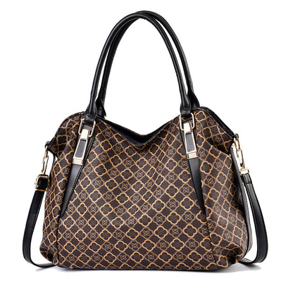 Middle-aged ladieswear bag 2026springnew arrivaltrendyfashionsatchel large capacity shoulder crossbody women's bag dropshipping