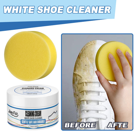 Jue Fish little white shoes cleaning cream, one wipe is white artifact, leave-in sports canvas shoes cleaning to remove stains