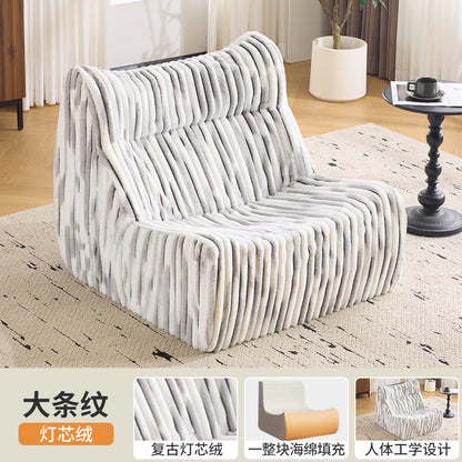 Bean bag chair - single seater, reclining, stress relief, small sofa for home, bedroom, balcony, rental, small apartment, single sofa