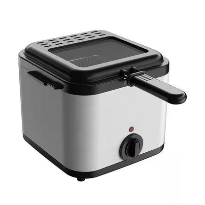 Cross-border for home square fryer electric fryer stainless steel fried european standard chicken steak french fries electromechanical fryer