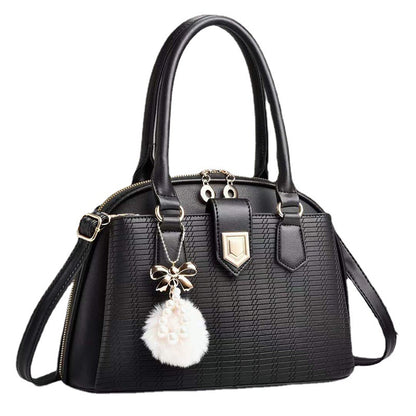 Fashion embossed women's bag 2026 casual large capacity satchel bag k-style high-end new shoulder crossbody bag wholesale