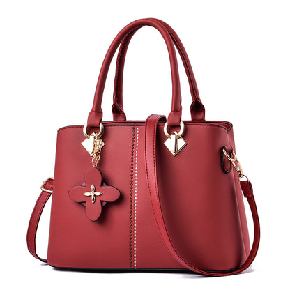 Trendy bags 2026 new korean style women's bag fashion handbag trendy pu leather structured large capacity shoulder bag crossbody bag
