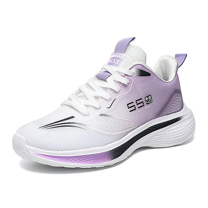 Women's spring ultralight mesh breathable athletic shoes, speed running shoes, versatile casual lightweight soft sole shock-absorbing sneakers